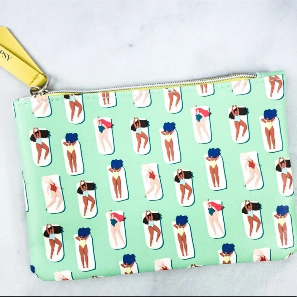 Ipsy Summer Pool Theme Glam Cosmetic Bag